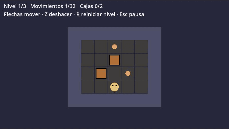 Cajas — Puzzle por turnos